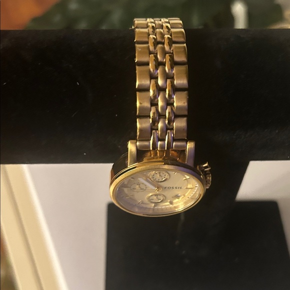 Fossil Gold-Tone Chronograph Watch - Picture 3 of 16